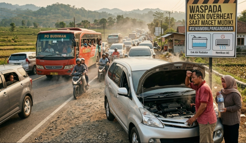 foto blog Waspada Mesin Overheat Saat Macet Mudik: Apa yang Harus Dicek dan Dilakukan?